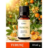 E.M.S Turunç Uçucu Yağ Buhurdanlık Yağı Difüzör Oda Kokusu Esansı Turunç Yağı Mum Esansı 10 Ml.