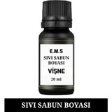 E.M.S Vişne Sıvı Sabun Boyası Sabun Bazı Boyası 20 ml 1.kalite.