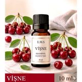 E.M.S Vişne Uçucu Yağ Buhurdanlık Yağı Difüzör Esansı Oda Kokusu Vişne Kokusu Mum Esansı 10 Ml.