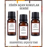 E.M.S Yasemin, Paçuli, Lavanta Esansiyel Uçucu Buhurdanlık Yağı Difüzör Esansı 3 x 10 ml