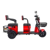 E-Mon Mona 3 Tekerlekli Elektrikli Motosiklet 180 kg Taşıma Kapasitesi ve 60V Batarya ile Güçlü Performans - Kırmızı