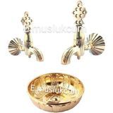 E.Muslukcum Gold hamam seti hamamtası hamam muslugu osmanlmuslugu - Altın