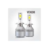 e otomarket 9006 HB4 Led Xenon Şimşek Etkili VENOM Marka 10800 Lm 6000k Şimşek Etkili Led Xenon Beyaz Renk Yanar