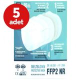 E-Sante Tekli Paketlenmiş N95 Maske FFP2 10'lu Kutu - 5 Adet