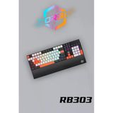 E-Sport Uyumlu Ergonomik Bilek Destekli Türkçe Q Multimedya Rgb Blue Switch Oyuncu Klavye Rb303