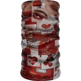 E-Taktik Bayan Moda Dergi Kapakları Koleksiyonu Bandana Boyunluk Saç Bandı Toka - Standart - 610 - Kırmızı