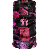 E-Taktik Bayan Moda Dergi Kapakları Koleksiyonu Bandana Boyunluk Saç Bandı Toka - Standart - Pembe - Siyah