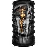 E-Taktik Extreme Kuru Kafa Iskelet Ağız Boyunluk Maske - Standart - Siyah - Altın Sarısı