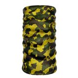 E-Taktik Extreme Sarı Kamuflaj Desenli Boyunluk Buff Bandana Saç Bandı Balaclava Yüz Maskesi