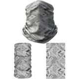 E-Taktik Extreme Siyah Beyaz Geometrik Desenli Boyunluk Bandana - Standart