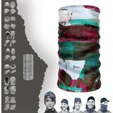 E-Taktik Karışık Desenli Boyunluk Maske Baf Bandana - Standart - Mavi - Füme