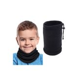 e-Taktik Kışlık Siyah Polar Ipli Termal Boyunluk Bere (ölçü:25x30cm )
