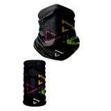e taktik Multifunctional Black Color Triangles Seamless Knitting UV+ Neckerwear Face Mask Headband Bandana Do Rag Hairband