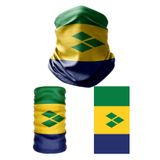 e taktik Multifunctional Flag of Saint Vincent and the Grenadines Seamless UV+ Bandana Do Rag Hairband