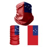e taktik Multifunctional Flag of Samoa Seamless UV+Face Mask Headband Bandana Do Rag Hairband
