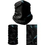 e taktik Multifunctional Geometric Blue - Black Pattern Seamless Knitting UV+ Neckerwear Face Mask Headband Bandana Do Rag Hairband