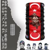 E-Taktik Yunus Polis Operasyon Maske Boyunluk Baf Bandana - Standart - Siyah Lacivert - Kırmızı
