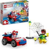 E-Trendy Örümcek Adam In Arabası ve Doktor Oktopus 10789-4 Yaş ve Üzeri Çocuklar Için Iki Minifigürlü Yaratıcı Oyuncak Yapım S (48 Parça)
