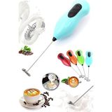 E-Trendy Shop KPRTCMKSS28 Mini Yumurta Karıştırıcı Süt Köpürtücü El Mikseri Pilli Kahve Çırpıcı Telli Blender, Standart