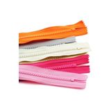 e tuhafiye 10 Adet Renkli Kısa Kemik Dipli Fermuar (16-20 CM)
