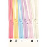 e tuhafiye 5 Adet Pastel Tonlarda Kemik Dişli Fermuar +1 hediye (20-25 Cm Aralığında