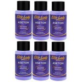 E Vitaminli Ekstra Güçlü Oje Çıkarıcı 6'Lı Eko Paket - 125Ml Tırnak Sarartmayan Besleyici Aseton