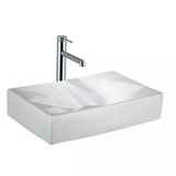 E-W2000 Tezgah Üstü Lavabo Parlak Beyaz