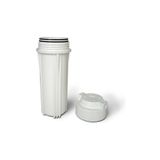 E-water Beyaz Husing 10" Inç - Beyaz Filtre Kabı 1/4” (çift O-ring) Ters Ozmoz Için