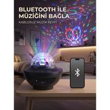 E-Woman Bluetooth Rgb Parti Işığı Hoparlörlü Disko Lambası Mp3 USB ve Hafıza Kartı Destekli - Lisinya