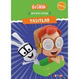 E-Woman Briko Taşıtlar - Çıkartmalı Aktivite Kitabı Serisi