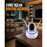 E-Woman Full Hd Akıllı Ip Kamera – Gece Görüşlü, Hareket Sensörlü, Çift Yönlü Ses ve Online Kayıt Özellikli Yeni Nesil - Lisinya