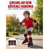 E-Woman Koruyucu Seti Dizlik Dirseklik Bileklik Nefes Alabilir Koruma Ekipmanı - Lisinya