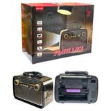 E-Woman Müzik Kutusu Bluetooth Bağlantılı El Fenerli Nostaljik Tasarım Radyo ( Lisinya )