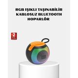 E-Woman Rgb Işıklı Bluetooth Hoparlör – 360° Stereo Ses ve 8 Saat Çalma Süresi ( Lisinya )