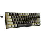 E-Yooso Z-11 Mini Blue Switch Ingilizce 60% Mekanik Gaming Oyuncu Klavyesi (Siyah, Gri, Turuncu Tuşlar) Ingilizce