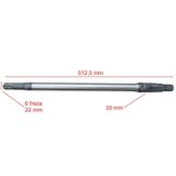 E-Yük Akeso L500 Arka Aks 512,5 Mm 6 Freze 22 Rulman Yatağı 30 Öm 8ES0.0544-512-6-22-30