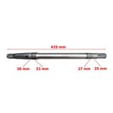 E-Yük Arabası Arka Aks 425 Mm 6 Freze Rulman Yatağı 30 Öm 8ES0.0544-425-6-25