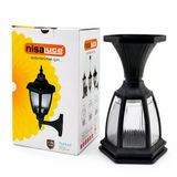 E27 - Ip44 Siyah 60W Set Üstü Bahçe-Balkon Sokak Lambası - Armatür Ebh01-S (5570)