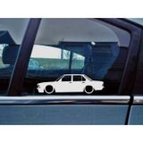 E28 535i Kelebek Cam Oto Sticker 17 CM 2 Adet