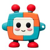 E2M Airpods 1-2. Nesil Super Robot Uyumlu Kılıf Renkli
