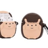 E2M Airpods 1-2. Nesil Uyumlu Kirpi Kılıf Kahverengi