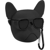 E2M AirPods 3 Kılıf Bulldog Siyah - Renkli