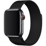 E2M APPLE WATCH 38-40-41MM KRD-01 METAL HASIR SIYAH KORDON