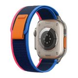 E2M Apple Watch 38-40-41mm KRD-27 Trial Çift Renkli Kordon Lacivert