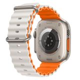 E2M Apple Watch 38-40-41mm KRD-28 Ocean Çift Renkli Kordon Bej
