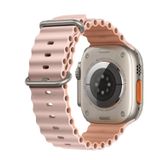 E2M Apple Watch 38-40-41mm KRD-28 Ocean Çift Renkli Kordon Gül Kırmızısı