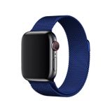 E2M Apple Watch 38-40 mm KRD-01 Metal Hasır Kordon Lacivert