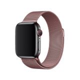 E2M Apple Watch 38-40 mm KRD-01 Metal Hasır Kordon Roze Altın