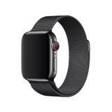 E2M Apple Watch 38-40 mm KRD-01 Metal Hasır Kordon Siyah