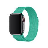 E2M Apple Watch 38-40 mm KRD-01 Metal Hasır Kordon Turkuaz